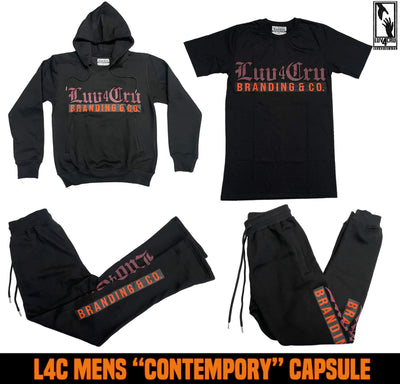 L4C Black "Contemporary" Combination Hoodie