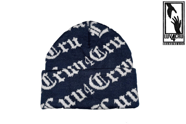 DAMIER LANGEVINÈ® SIGNATURE LION EMBLEM Luxury Designer Logo Beanie CAP/HAT