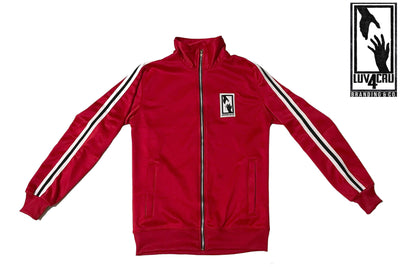 Luv4Cru Power Of Hands 2.0 "Red" Lifestyle Tracksuit Jacket