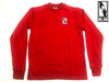 Luv4Cru Red "Power of Hands" Mock Neck Sweatshirt