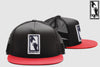 “Power of Hands ” New Era Snapback Hat (Black & Red)